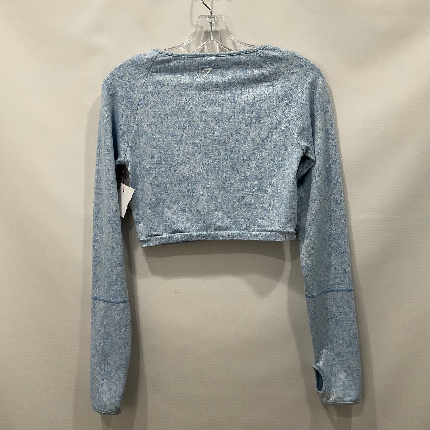 Athletic Top Long Sleeve Collar By Gym Shark Size: S
