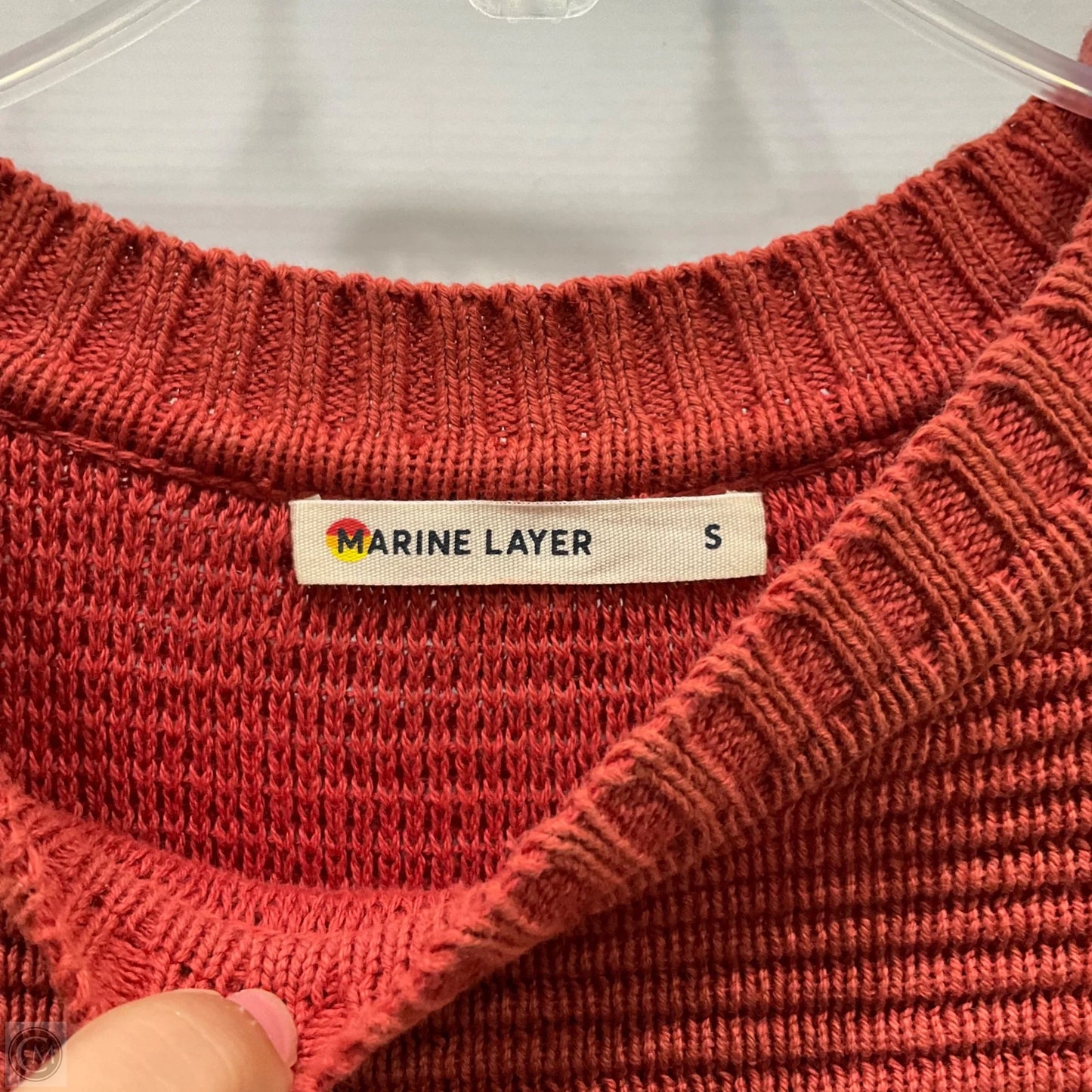 Sweater By Marine Layer In Orange, Size: S