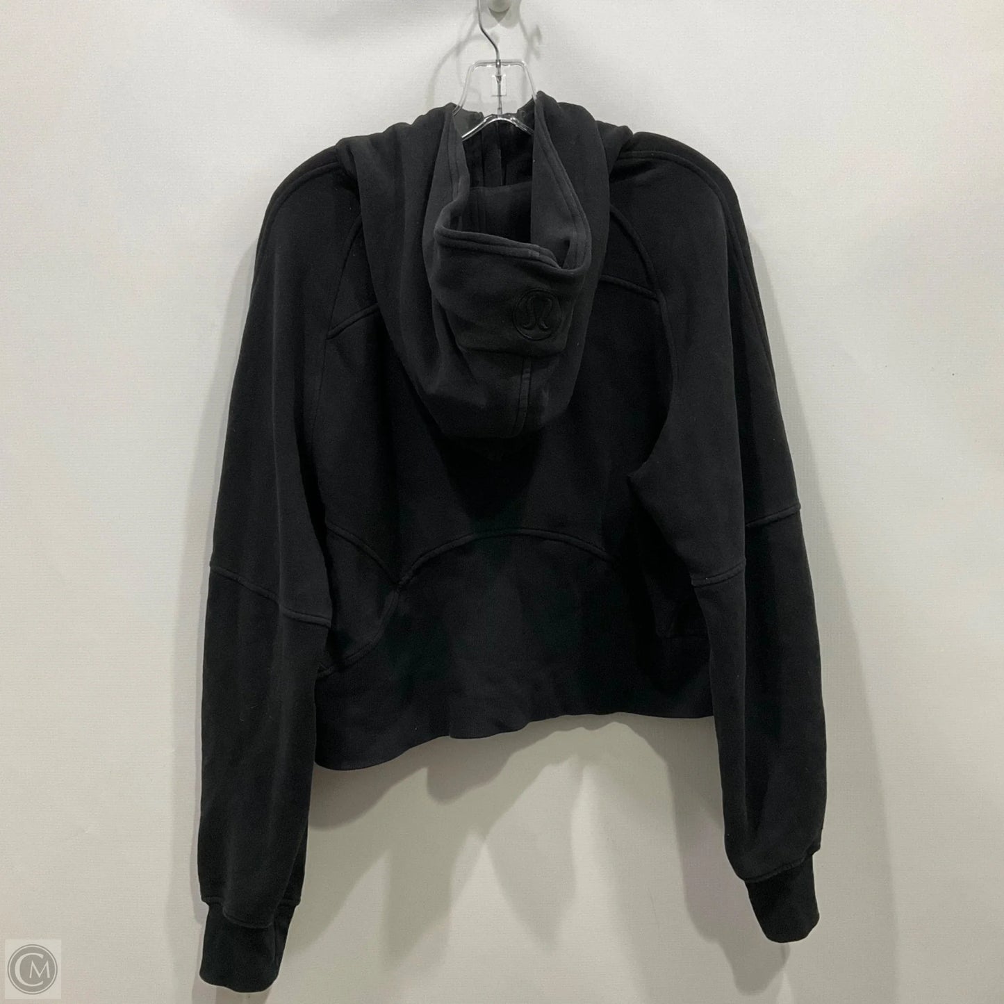 Athletic Jacket By Lululemon In Black, Size: 6