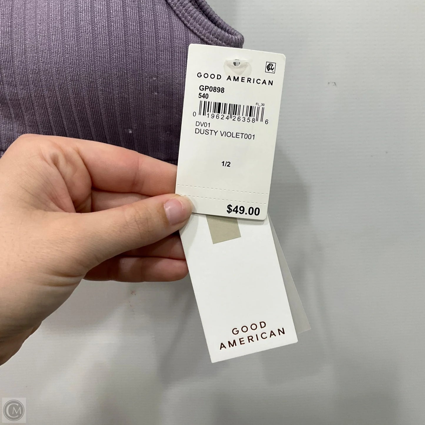 Athletic Bra By Good American In Purple, Size: S