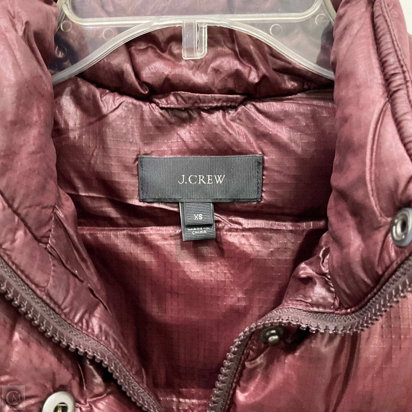 Vest Puffer & Quilted By J. Crew In Red, Size: Xs