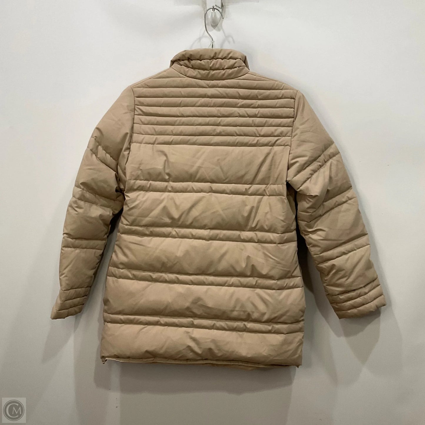Coat Puffer & Quilted By Valentino In Tan, Size: 4