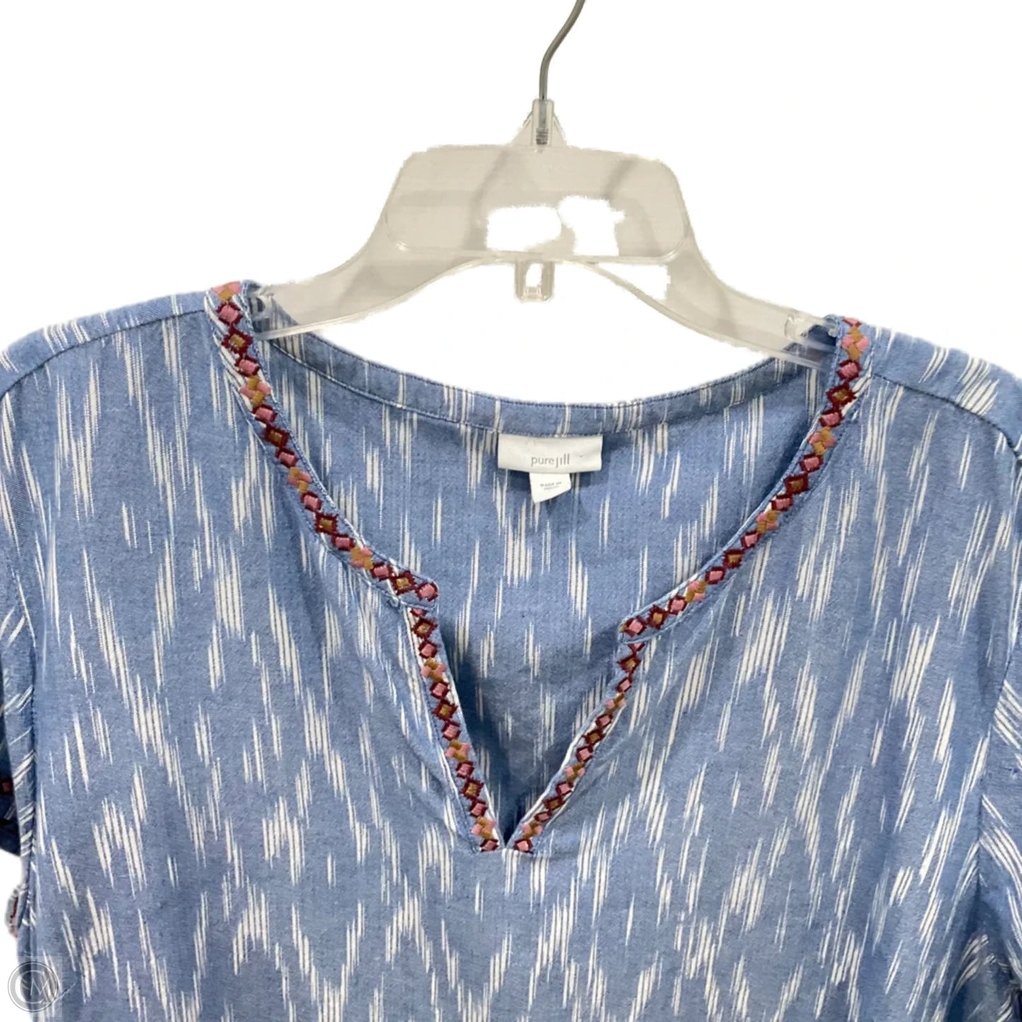 Dress Casual Maxi By Pure Jill In Blue, Size: 3x