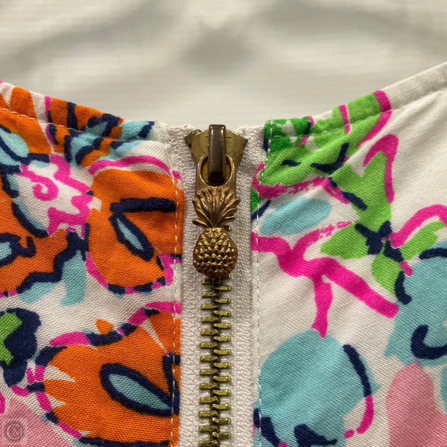 Top Sleeveless By Lilly Pulitzer In White, Size: M
