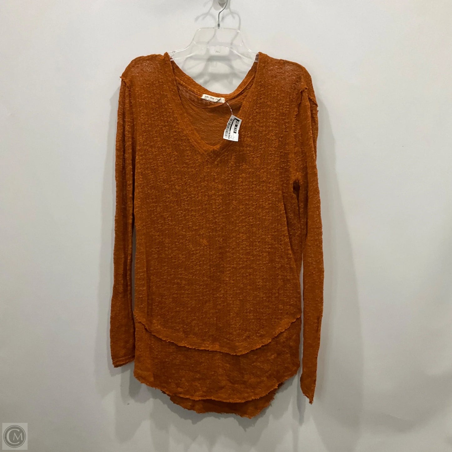 Top Long Sleeve By We The Free In Orange, Size: S