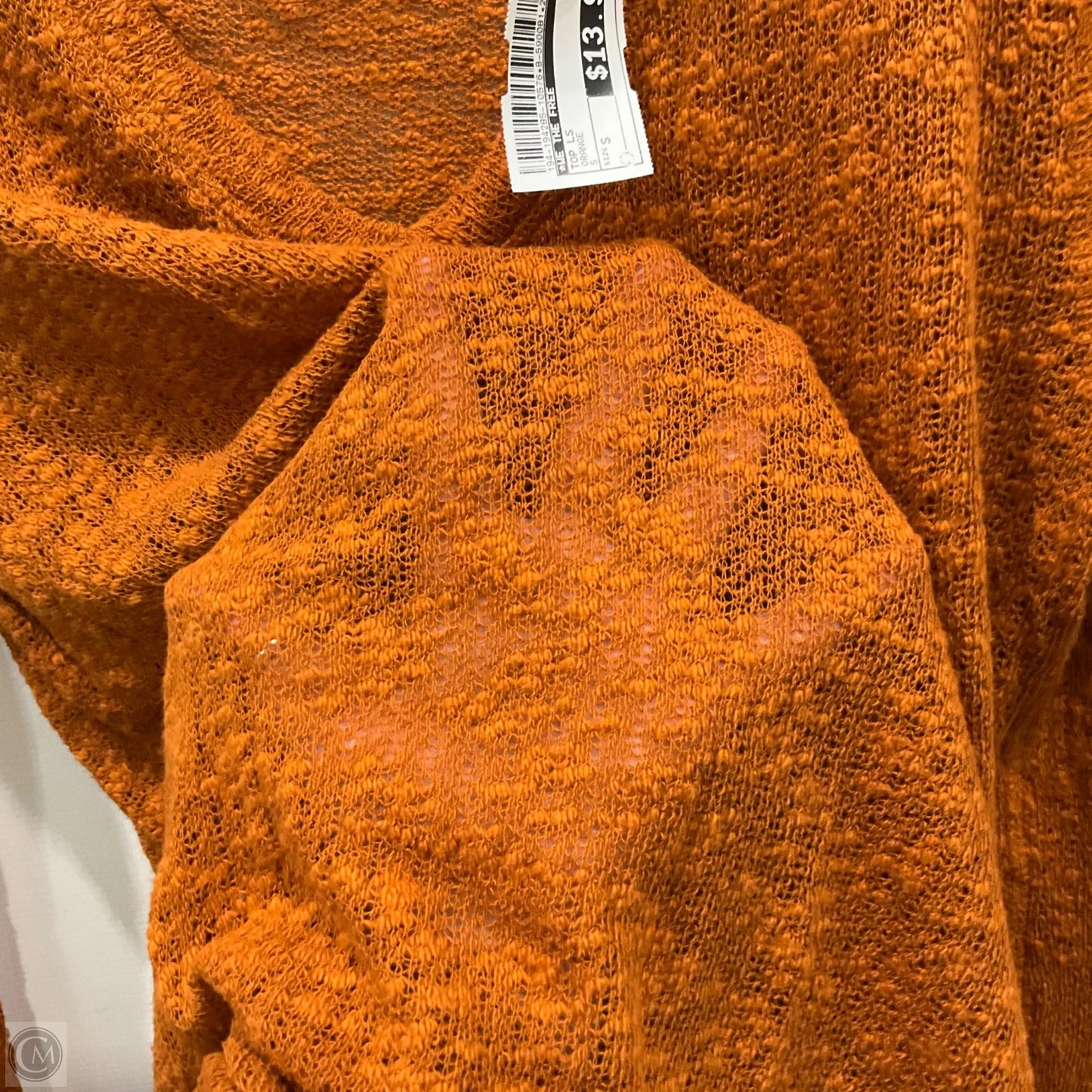 Top Long Sleeve By We The Free In Orange, Size: S