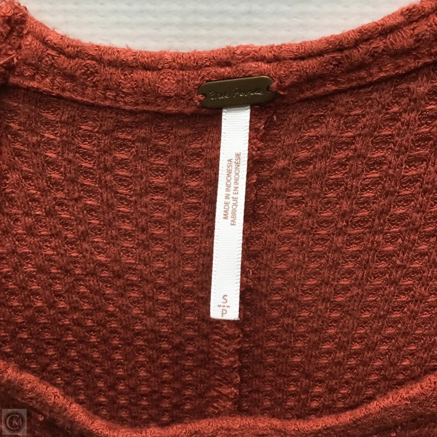 Top Long Sleeve By Free People In Red, Size: S
