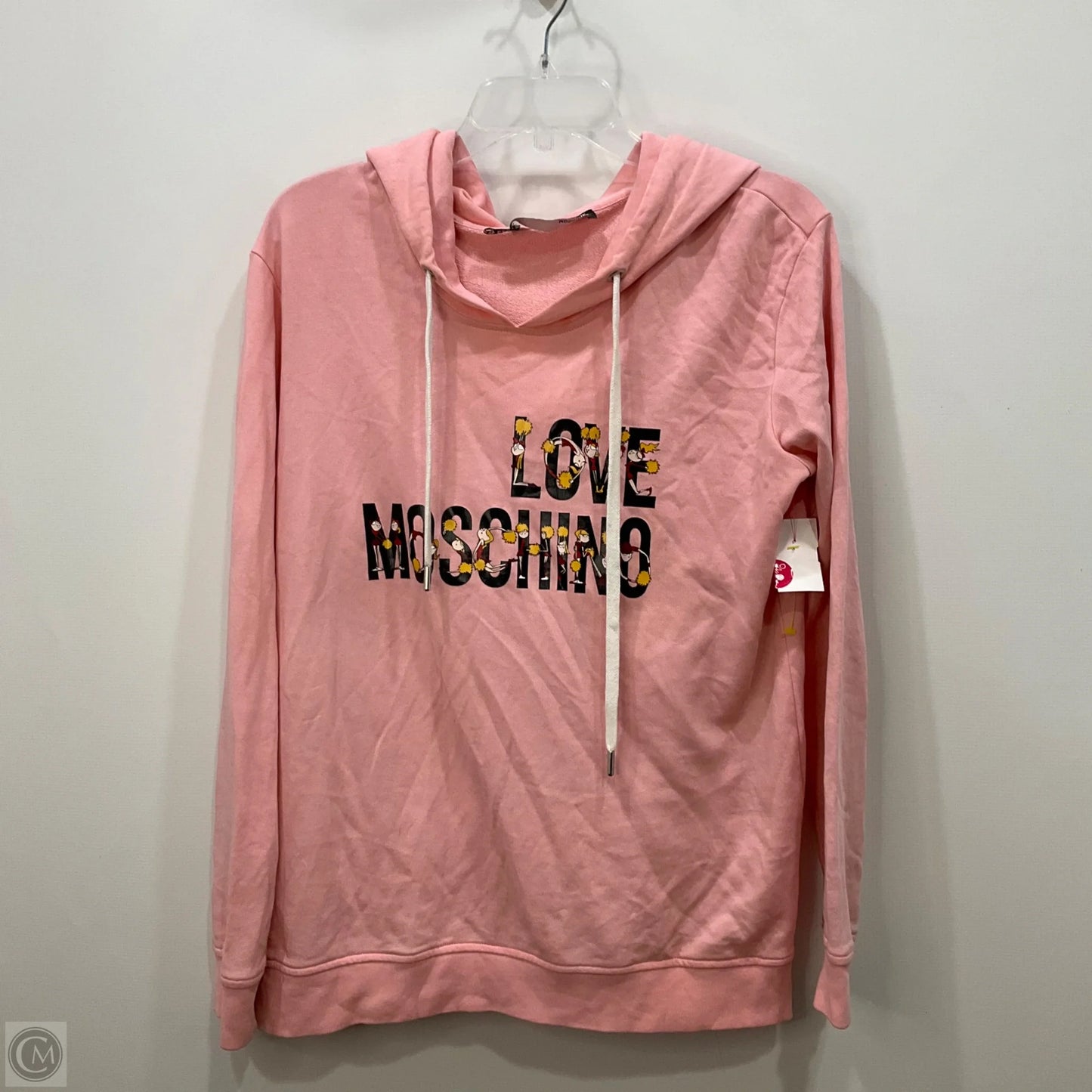 Sweatshirt Hoodie By Love Moschino In Pink, Size: M