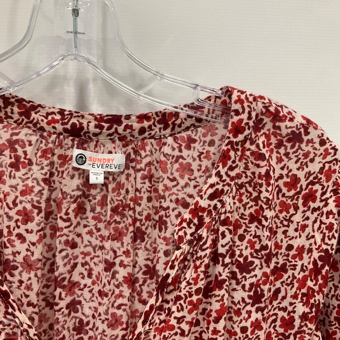 Dress Casual Midi By Sundry In Maroon, Size: Xs