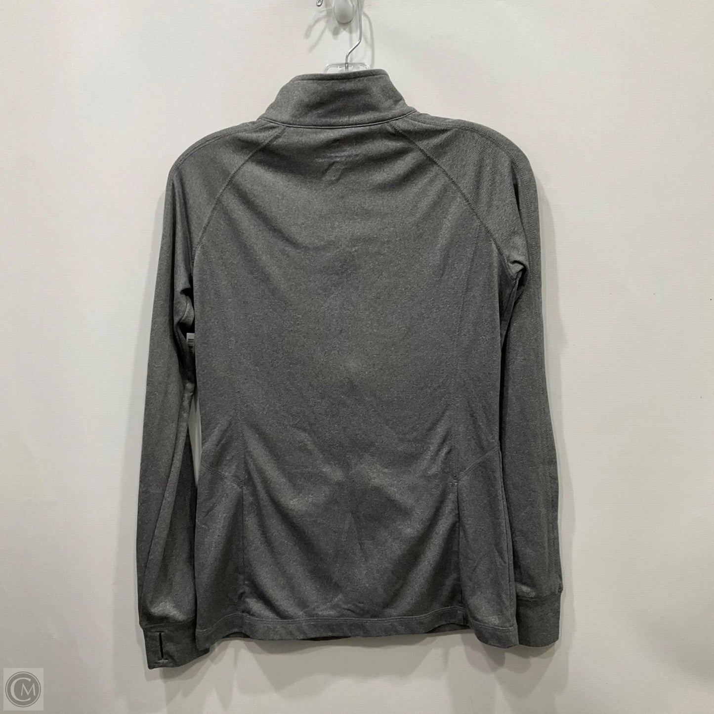 Athletic Jacket By Majestic In Grey, Size: M