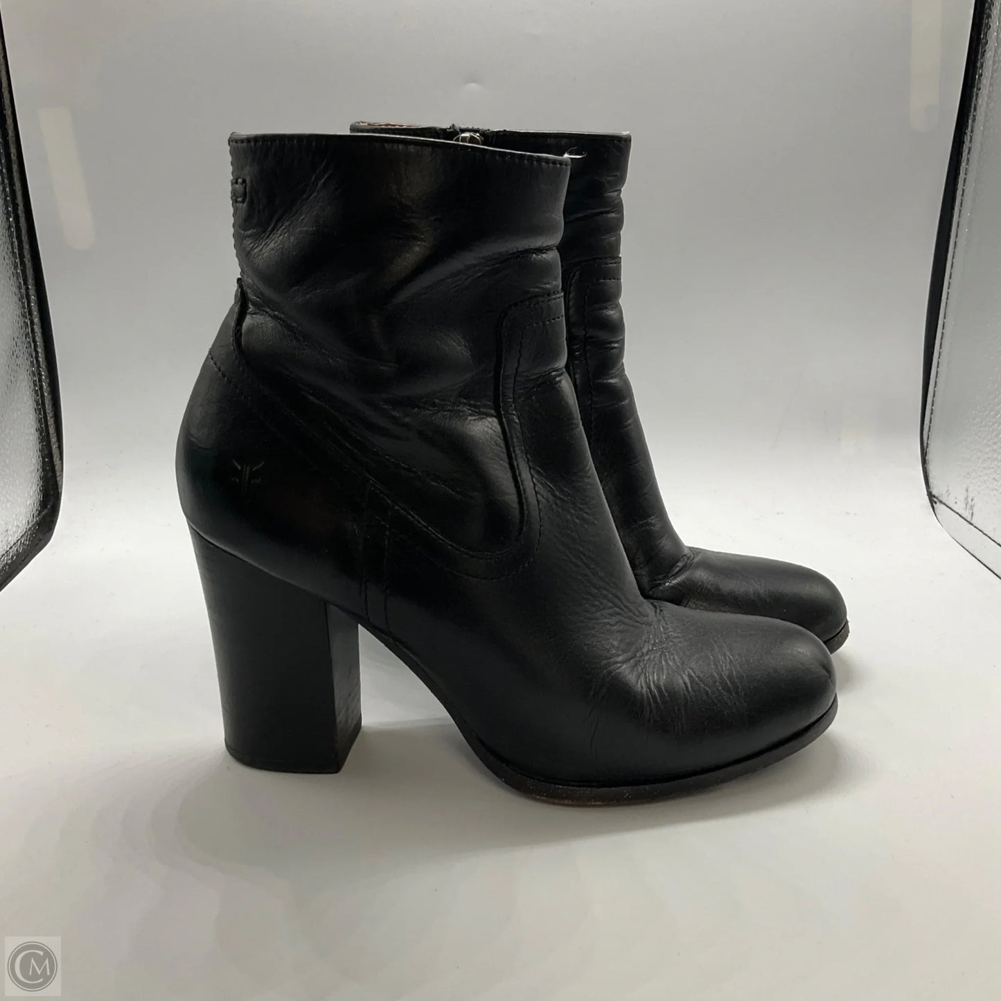 Boots Designer By Frye In Black, Size: 8
