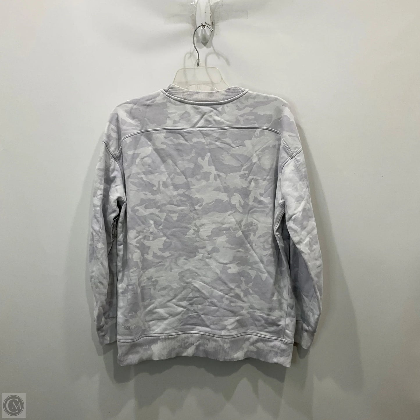 Athletic Sweatshirt Crewneck By Lululemon In Camouflage Print, Size: 8