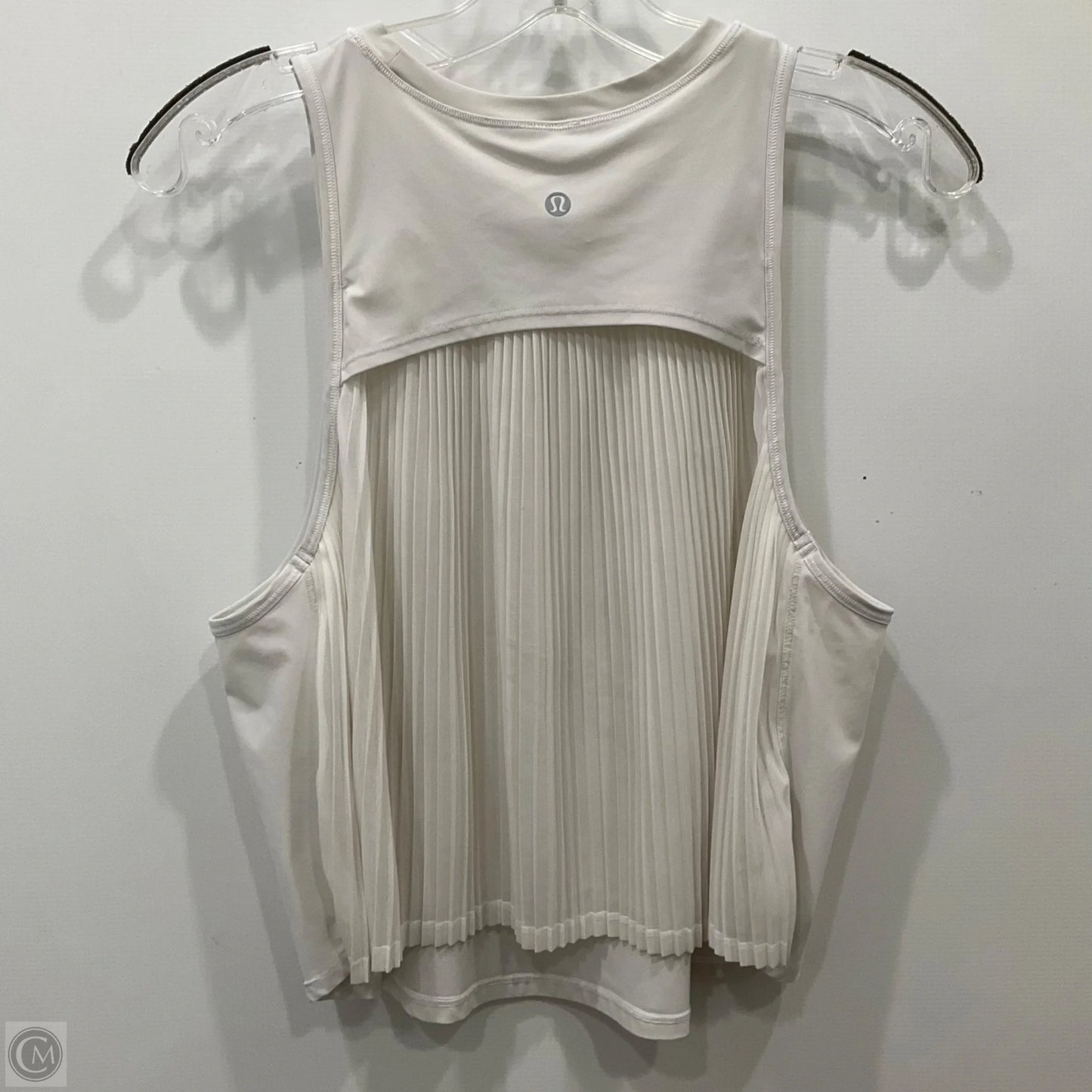 Athletic Tank Top By Lululemon In White, Size: 8