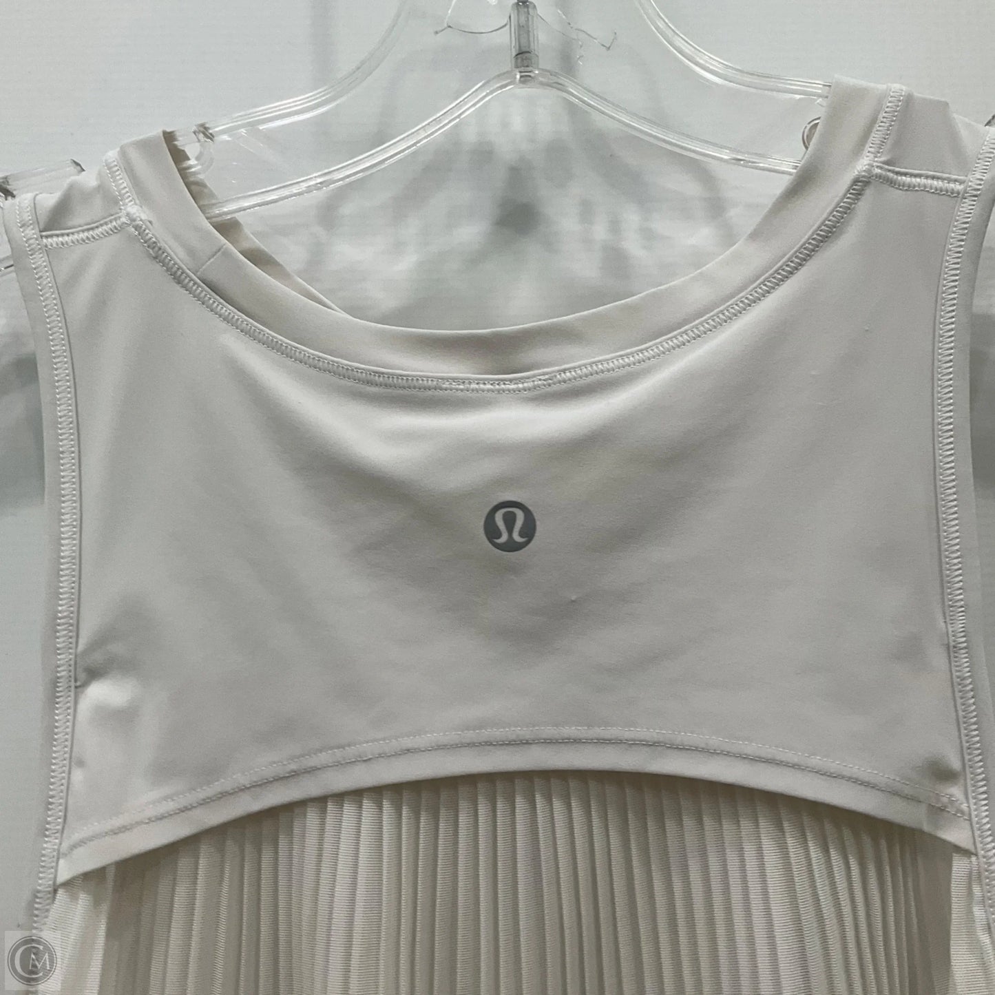 Athletic Tank Top By Lululemon In White, Size: 8