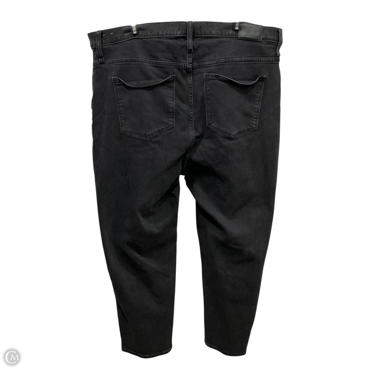 Jeans Straight By Madewell In Black Denim, Size: 18