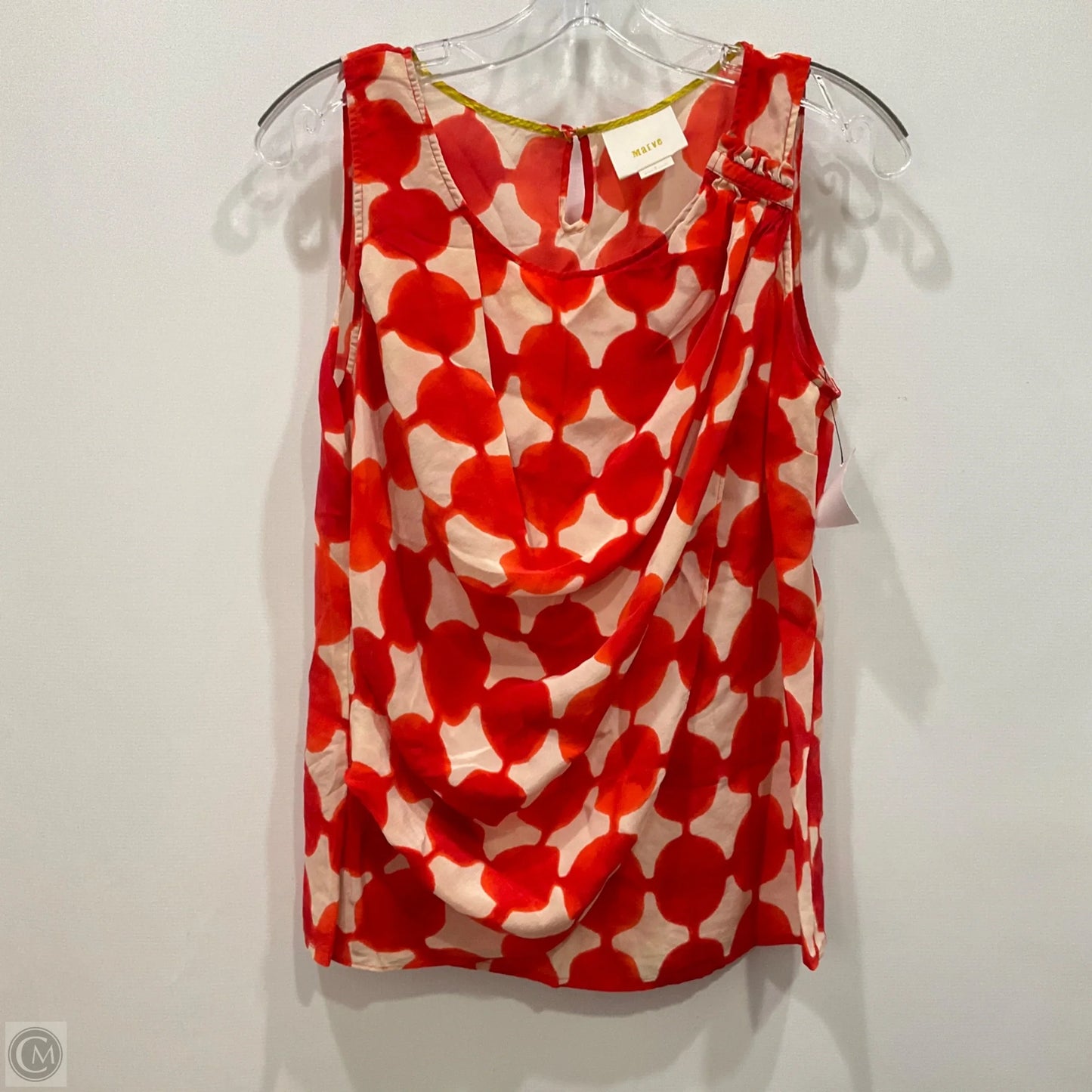 Top Sleeveless By Maeve In Orange, Size: S