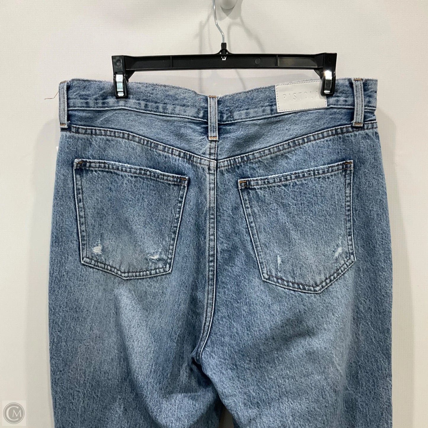 Jeans Straight By Pistola In Blue Denim, Size: 10