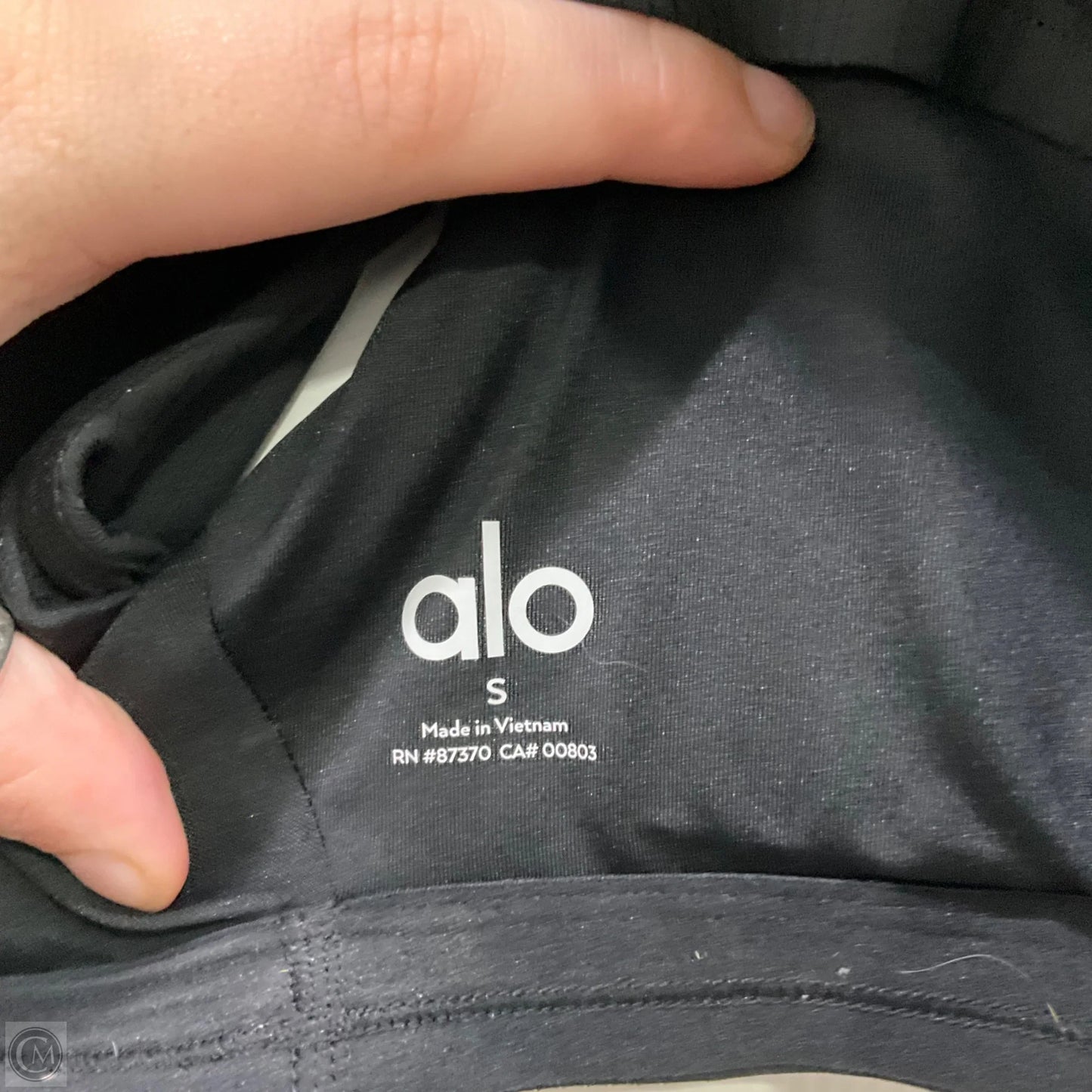 Athletic Bra By Alo In Black, Size: S