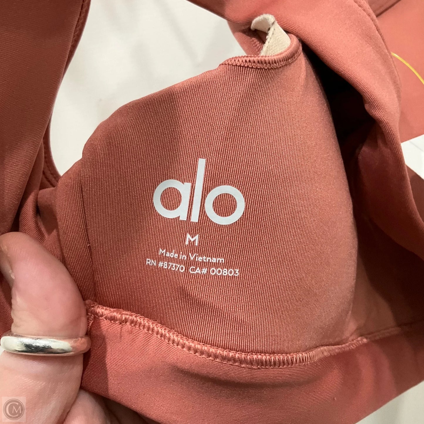 Athletic Bra By Alo In Pink, Size: M