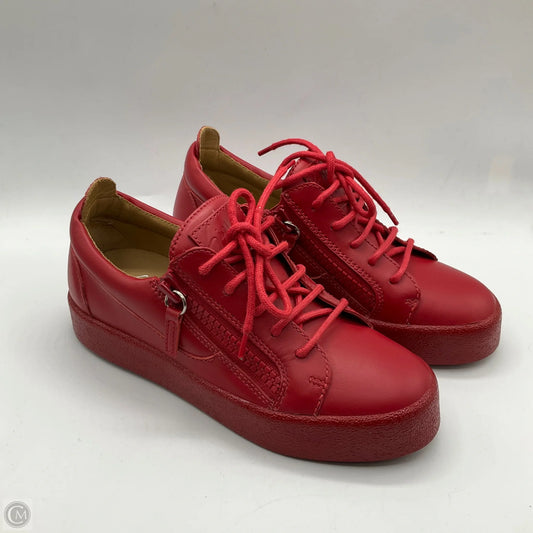 Shoes Designer By Giuseppe Zanotti In Red, Size: 6