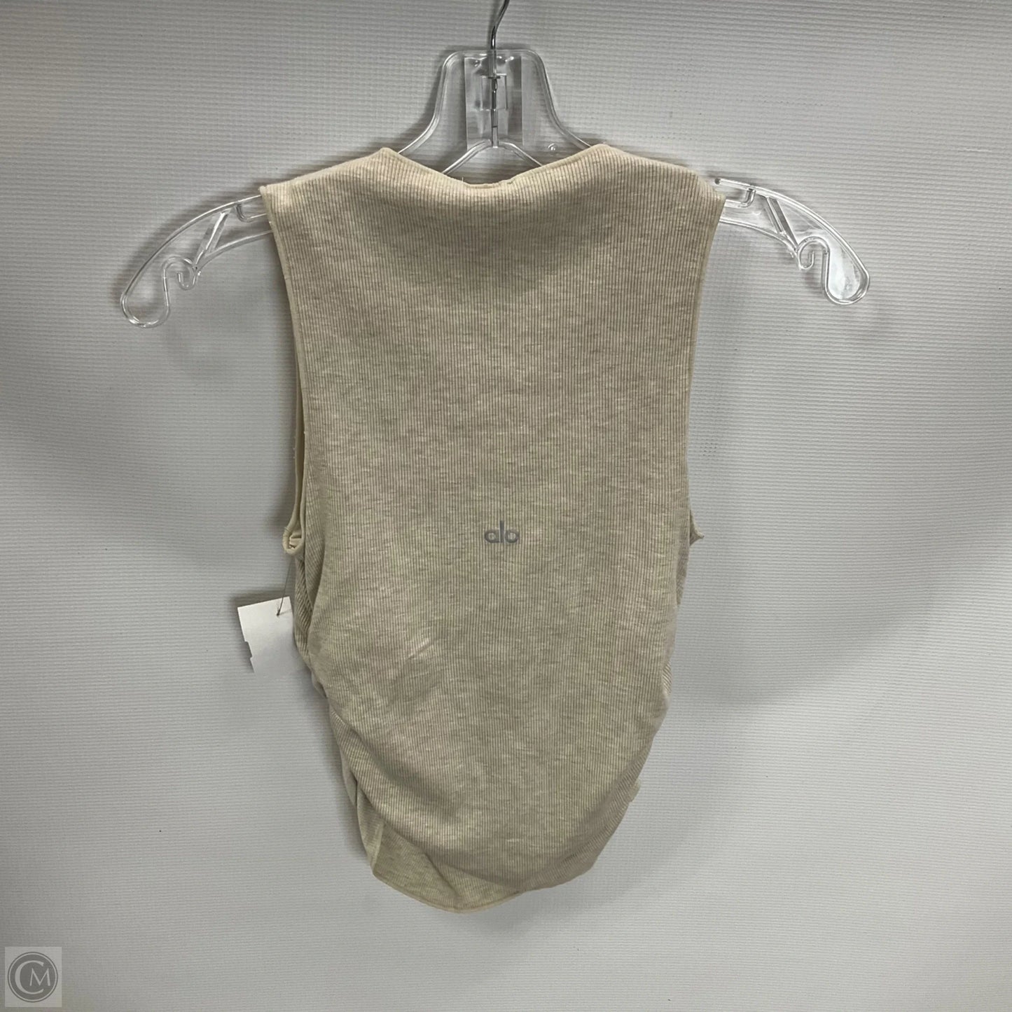 Athletic Tank Top By Alo In Beige, Size: S