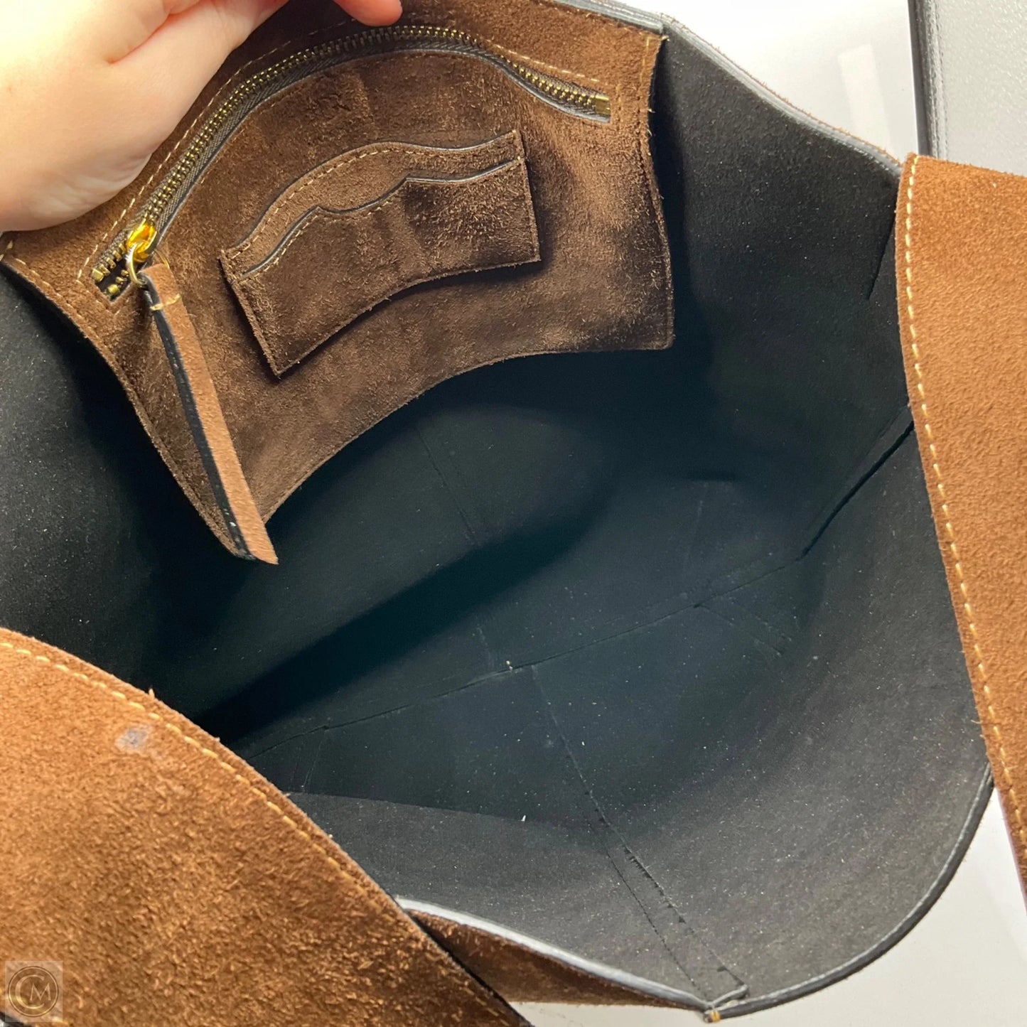 Handbag Leather By Banana Republic, Size: Large
