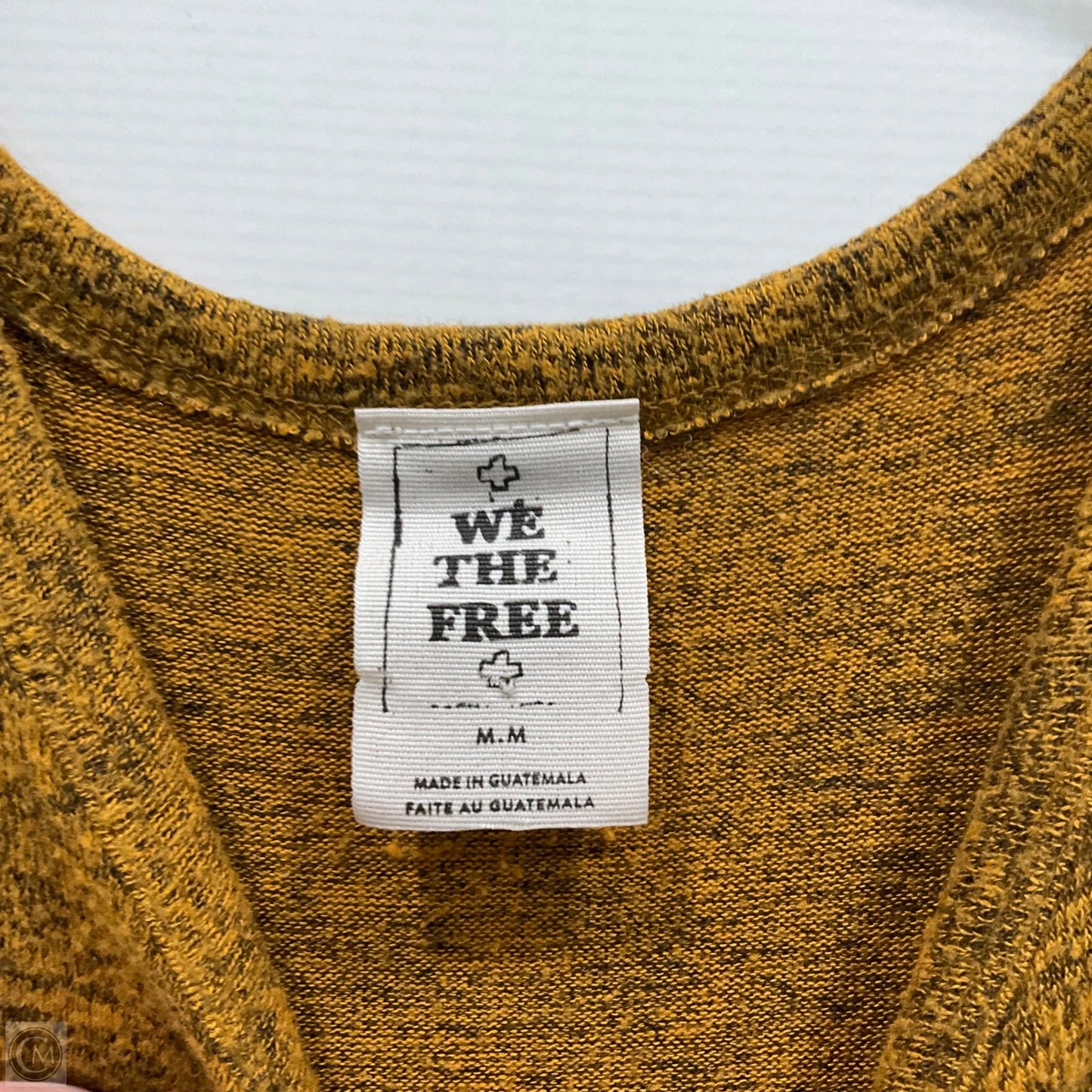 Top Sleeveless By We The Free In Yellow, Size: M