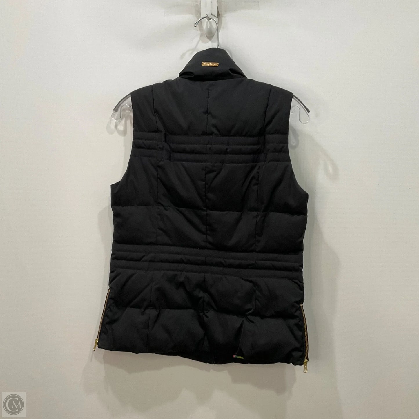 Vest Puffer & Quilted By Lilly Pulitzer In Black, Size: S