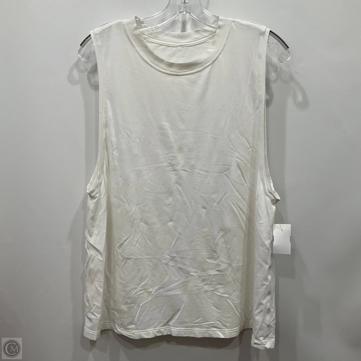 Athletic Tank Top By Lululemon In White, Size: 8