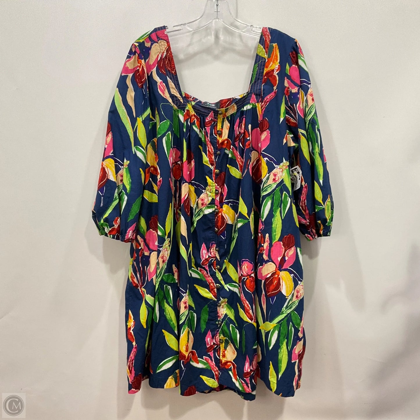 Dress Casual Midi By Maeve In Floral Print, Size: 3x