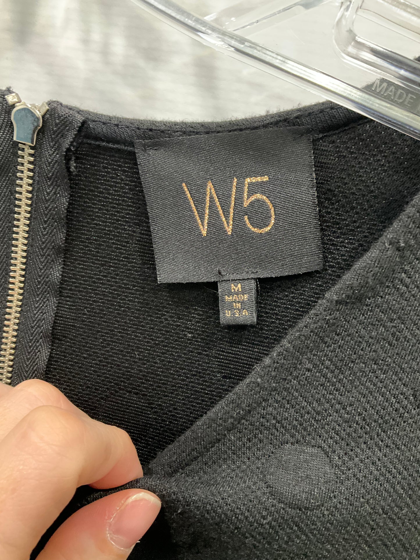 Top 3/4 Sleeve By W5 In Black, Size: M