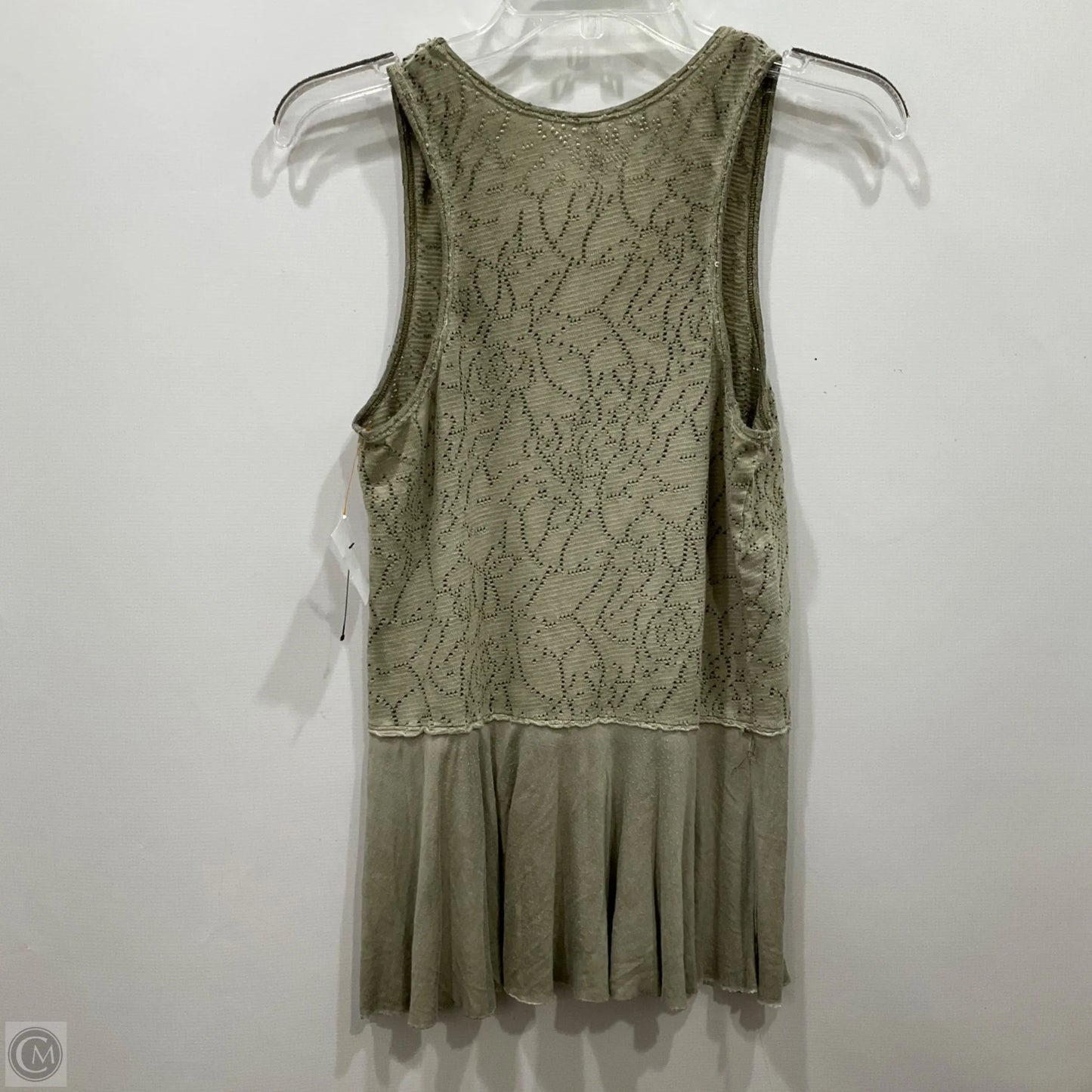 Top Sleeveless By Free People In Green, Size: M