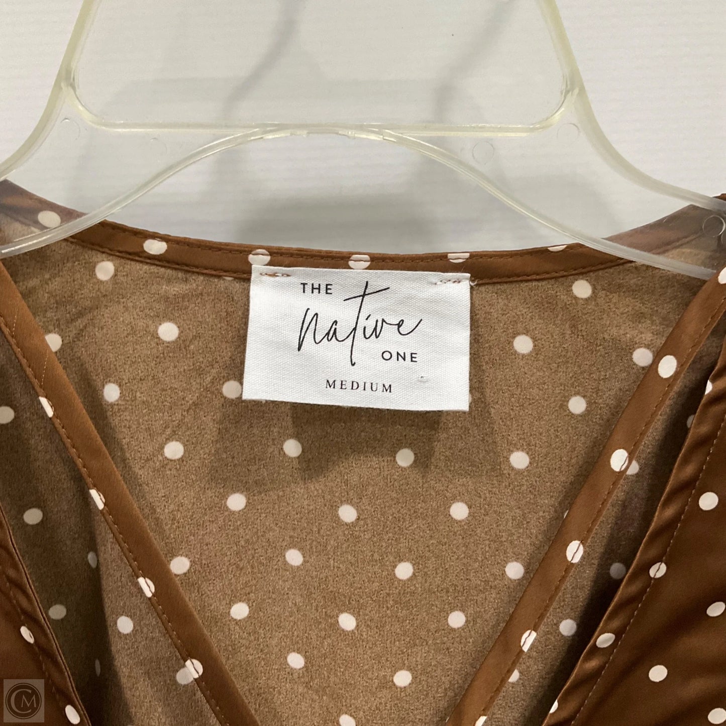 Top Long Sleeve By The Native One In Brown, Size: M