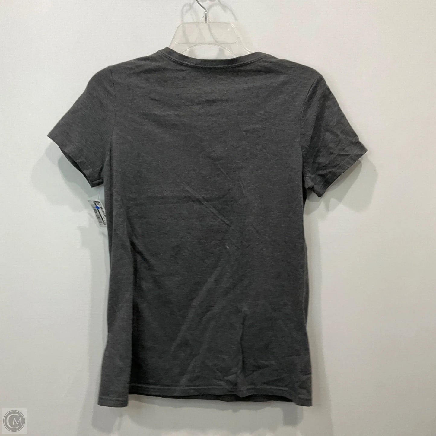 Top Short Sleeve By Nfl In Grey & Orange, Size: S