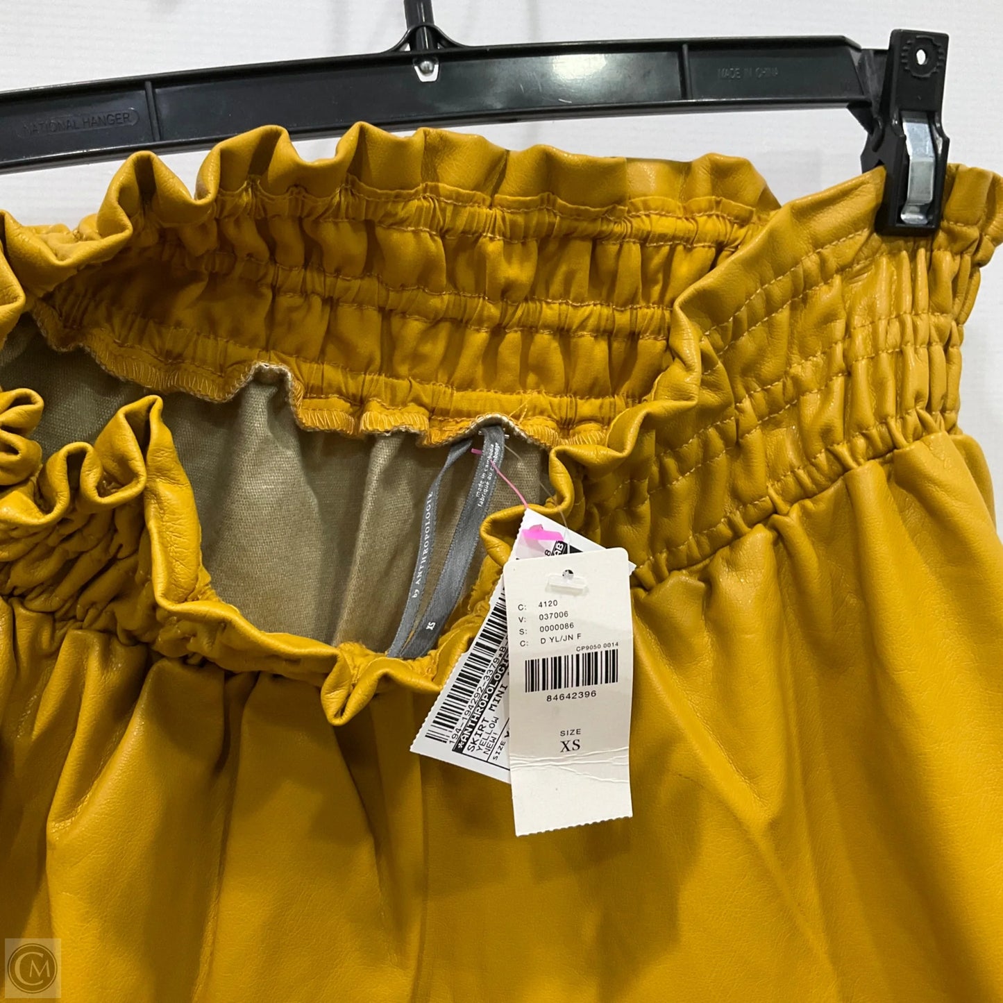 Skirt Mini & Short By Anthropologie In Yellow, Size: Xs