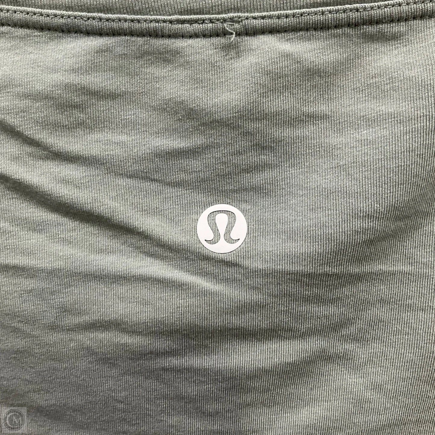 Athletic Top Long Sleeve Collar By Lululemon In Teal, Size: 6