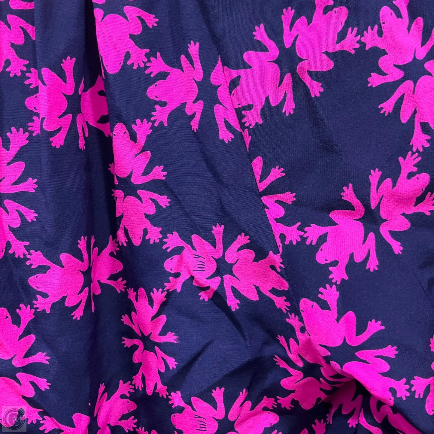Blouse Long Sleeve By Lilly Pulitzer In Navy, Size: S