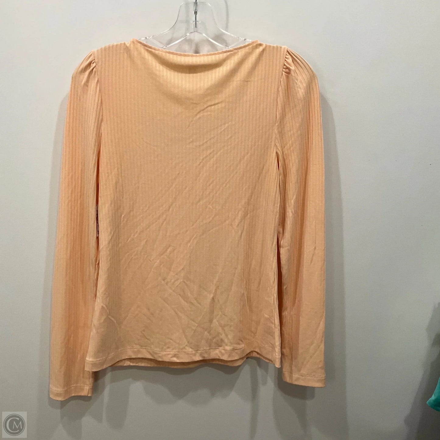 Top Long Sleeve By Anthropologie In Orange, Size: S