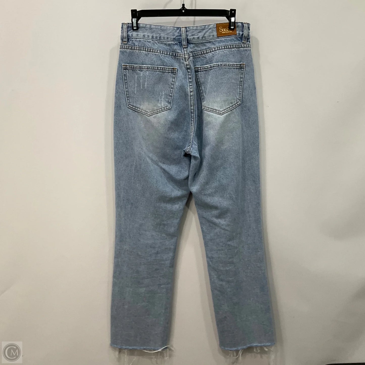 Jeans Straight By see see In Blue Denim, Size: 6