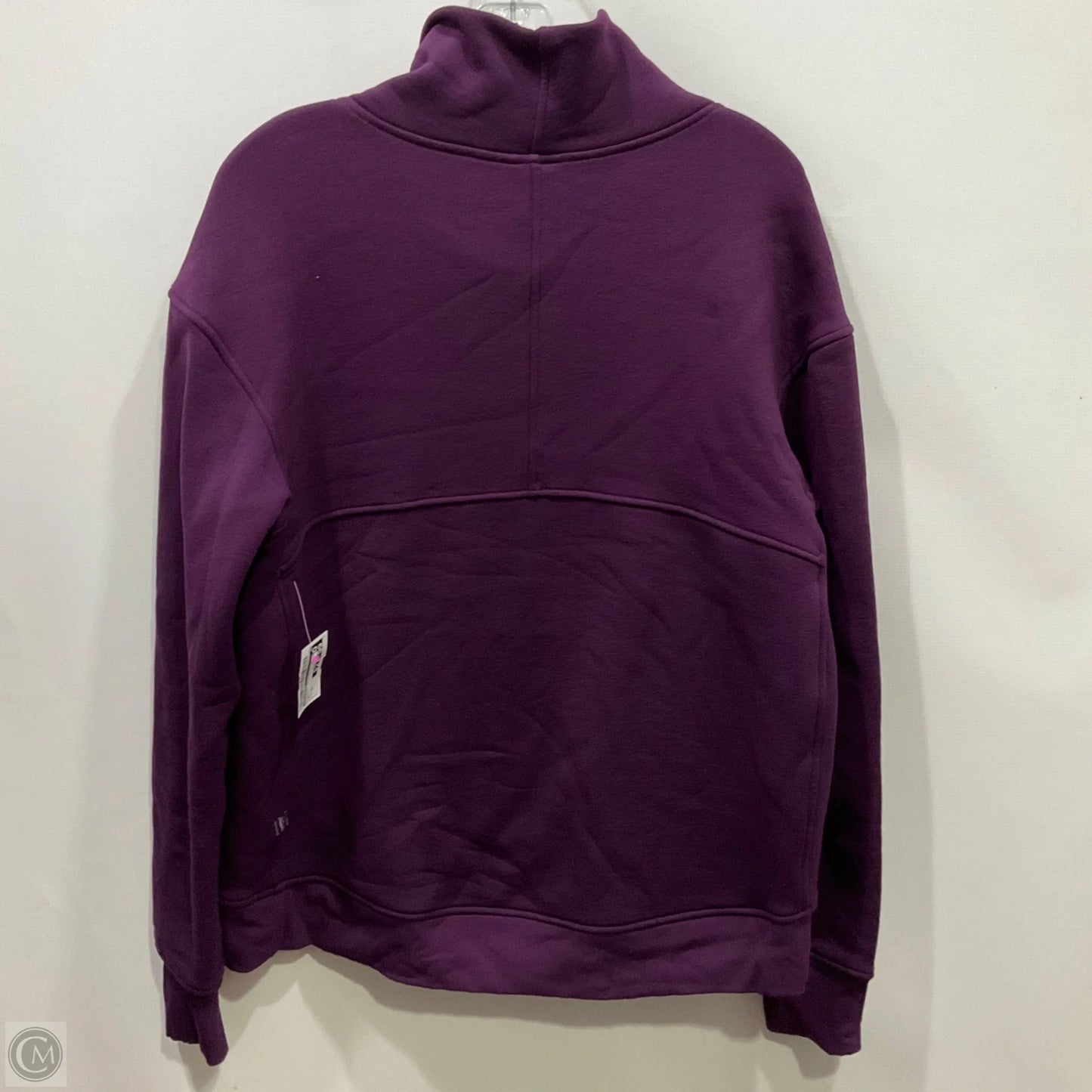 Athletic Sweatshirt Collar By Lululemon In Purple, Size: 10