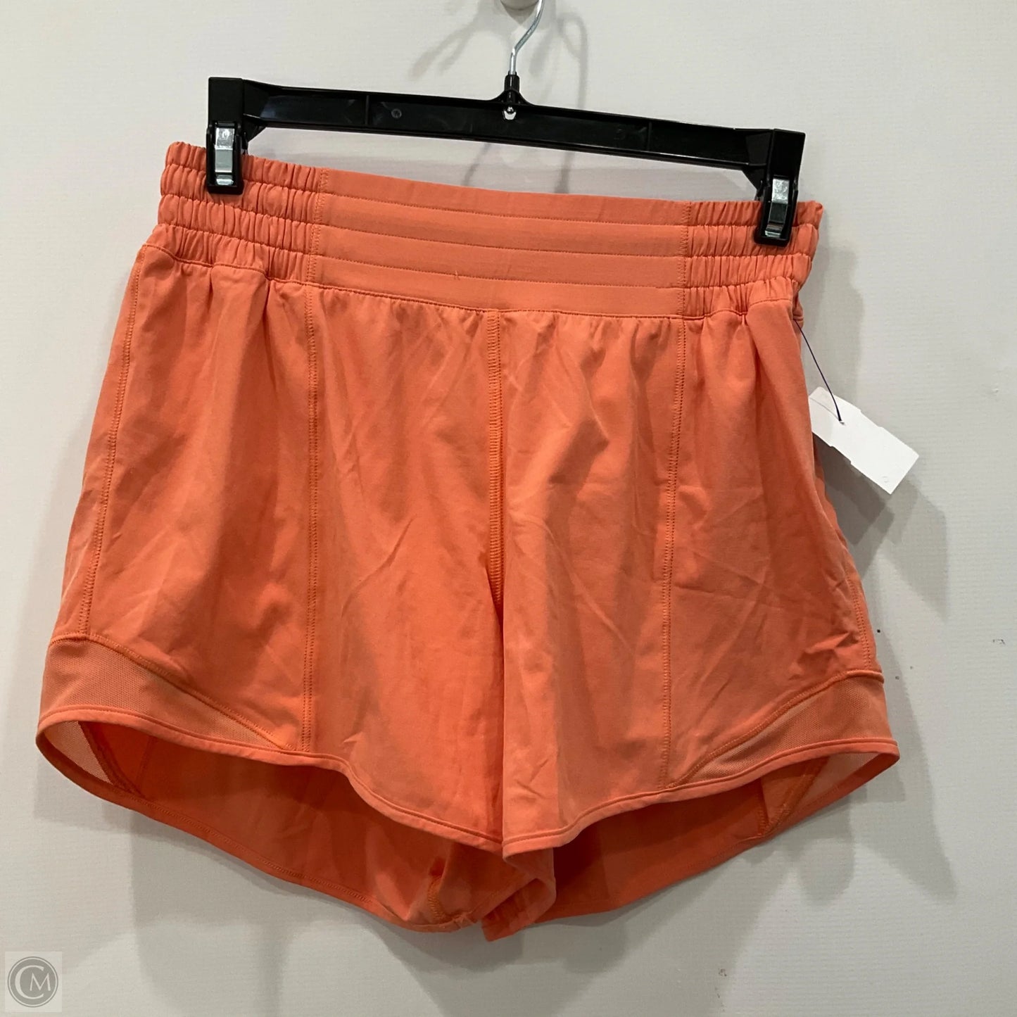 Athletic Shorts By Lululemon In Orange, Size: 6