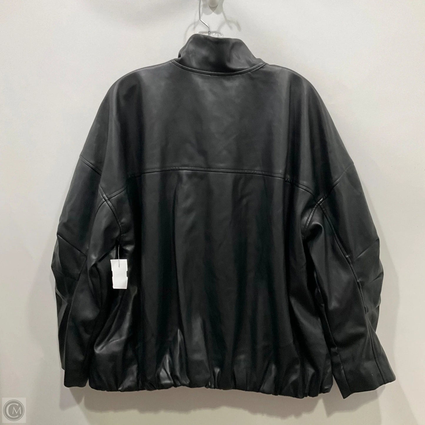 Jacket Leather By Abercrombie And Fitch In Black, Size: Xl