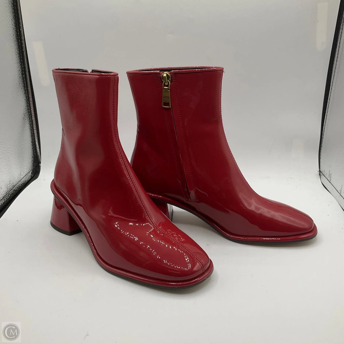 Boots Designer By Coach In Red, Size: 6