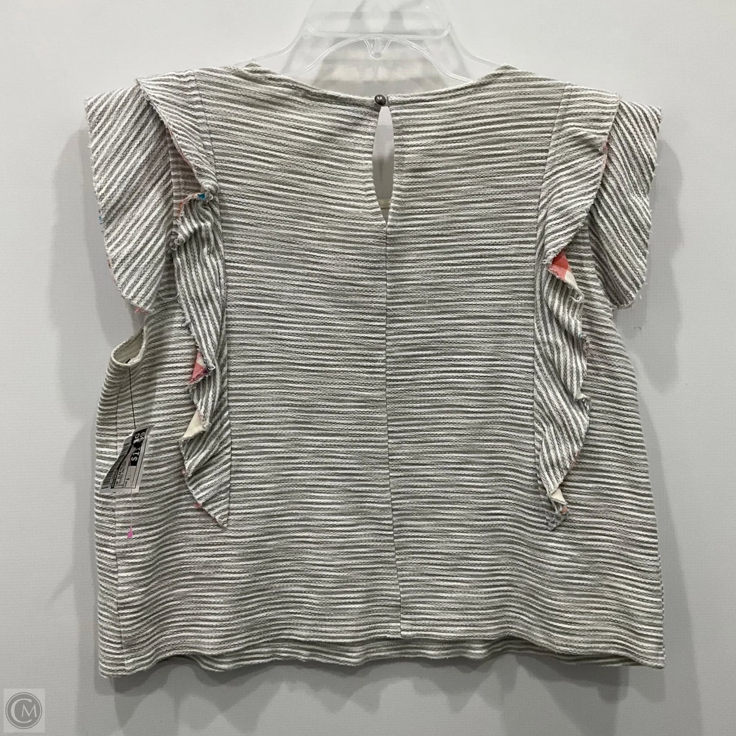 Top Sleeveless By Postmark In Striped Pattern, Size: S