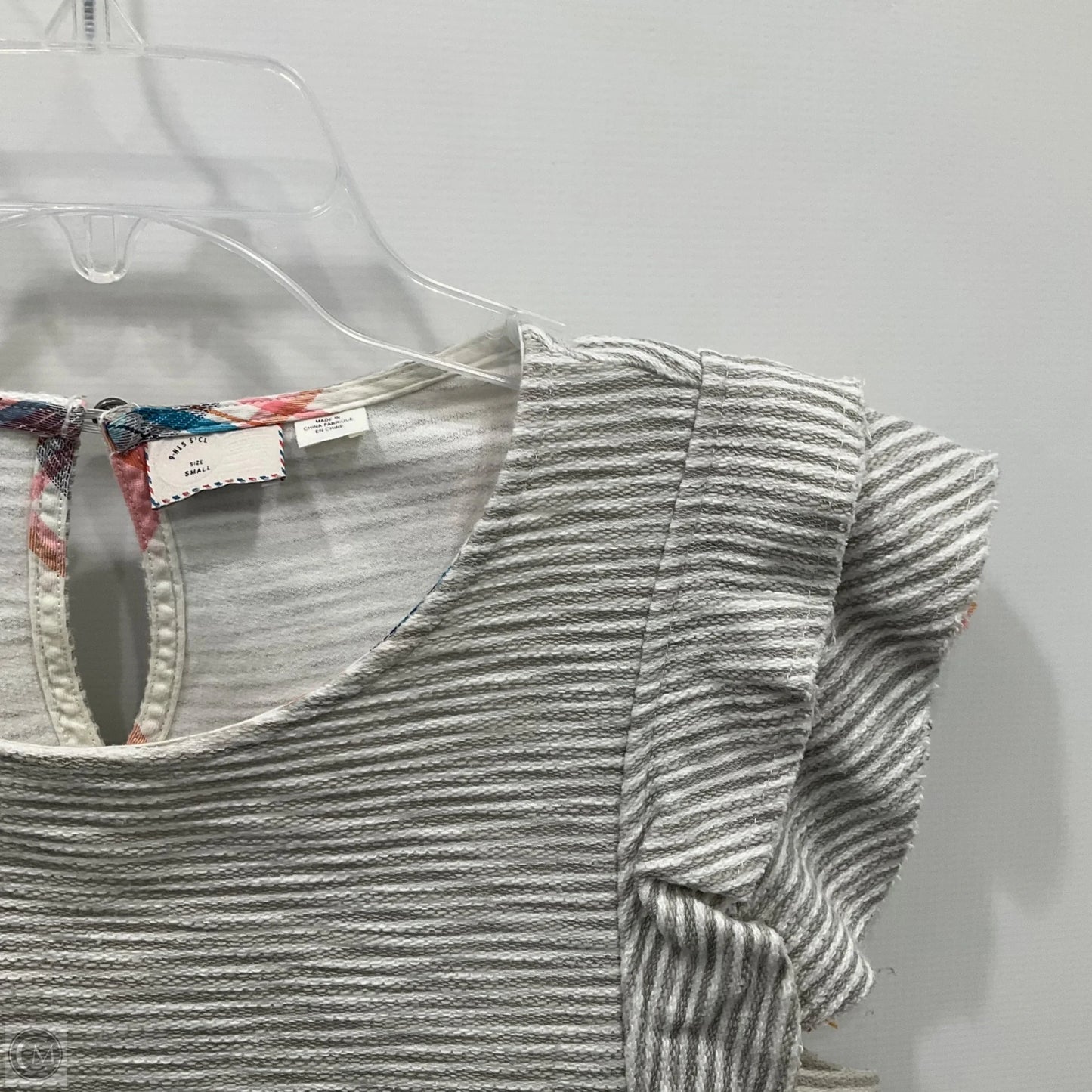 Top Sleeveless By Postmark In Striped Pattern, Size: S