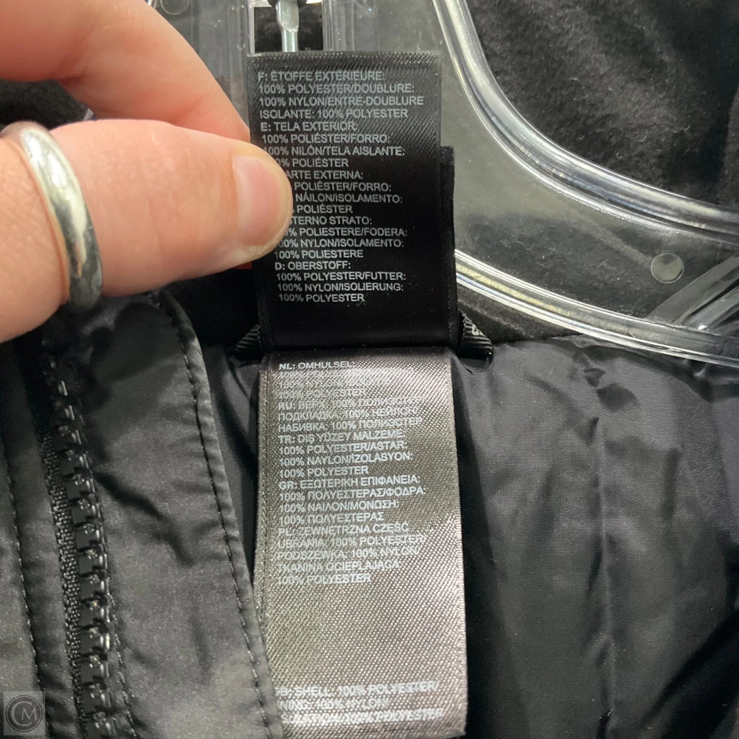 Jacket Windbreaker By The North Face In Black, Size: M