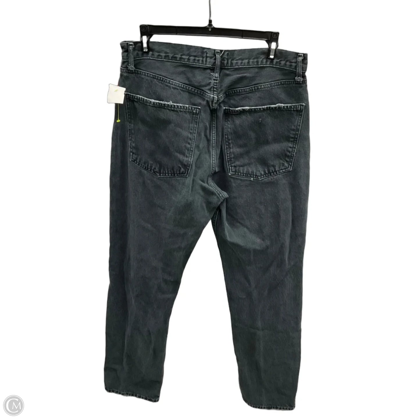 Jeans Straight By Agolde In Black, Size: 8