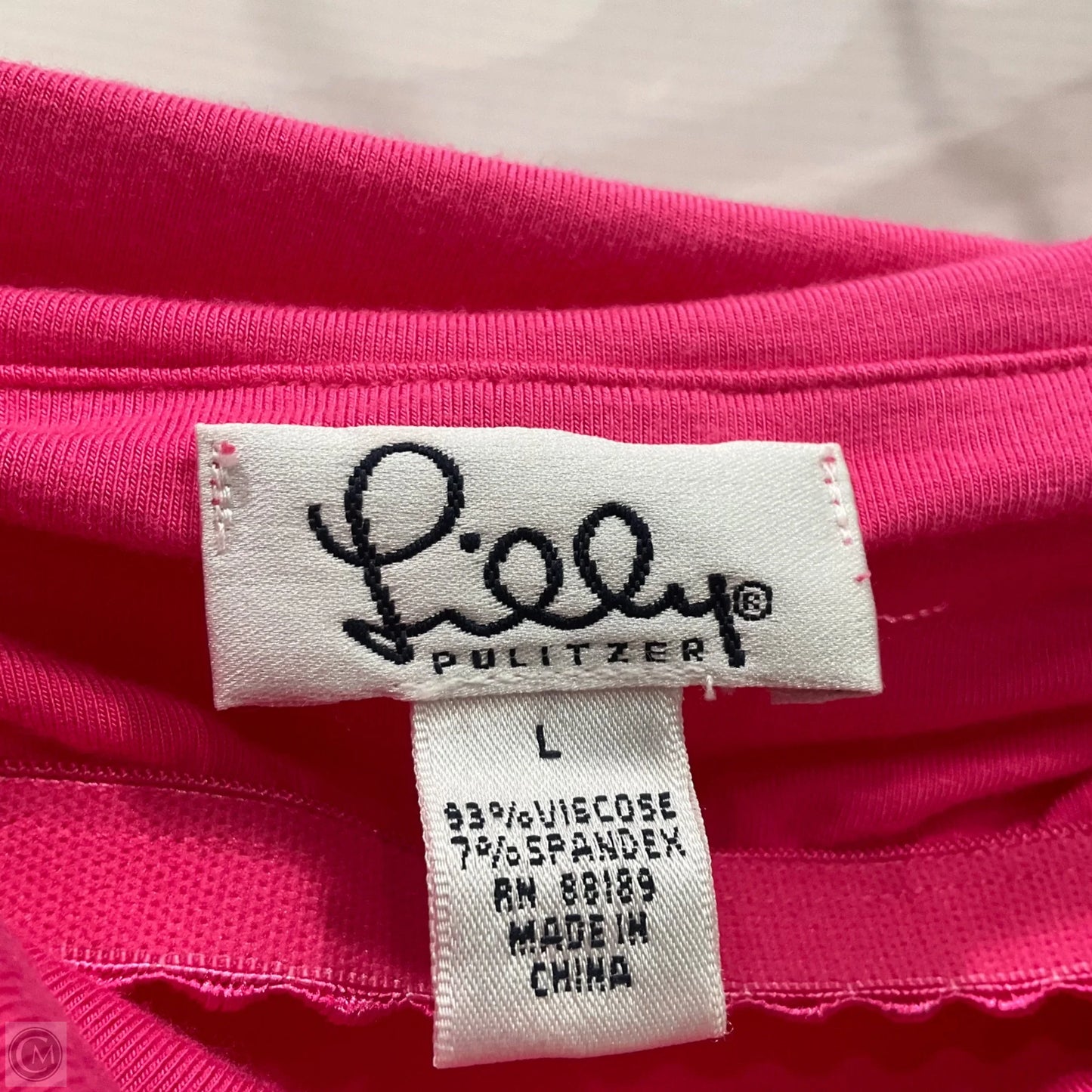 Top Sleeveless By Lilly Pulitzer In Pink, Size: L