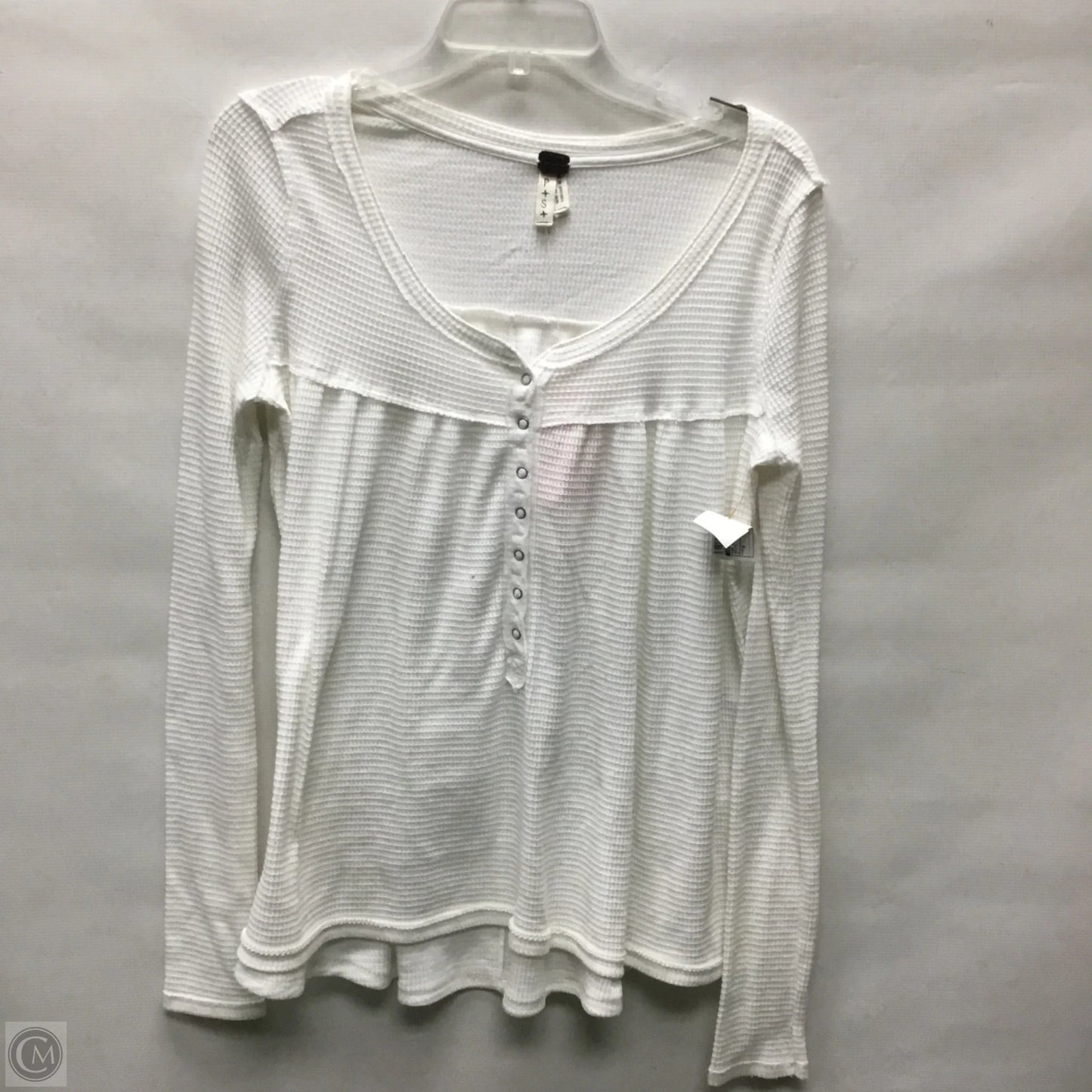 Top Long Sleeve By We The Free In White, Size: S