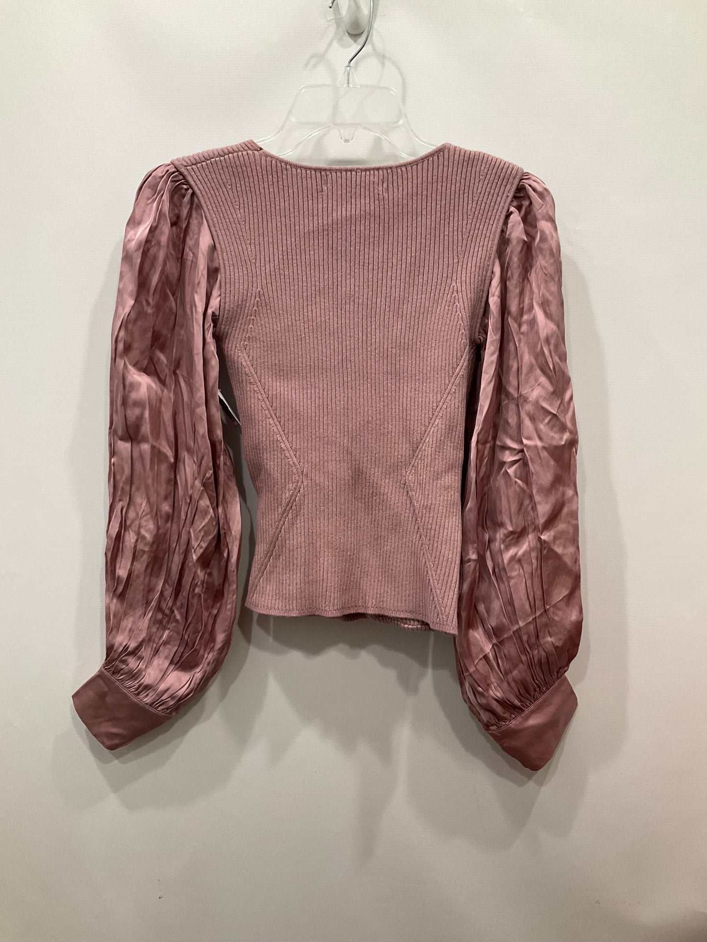 Top Long Sleeve By Anthropologie In Purple, Size: Xs